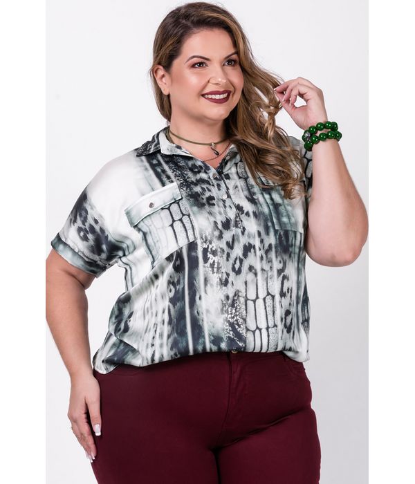 Blusa Social Feminina Plus Size Al949671 Alcaldiadeapopa Com