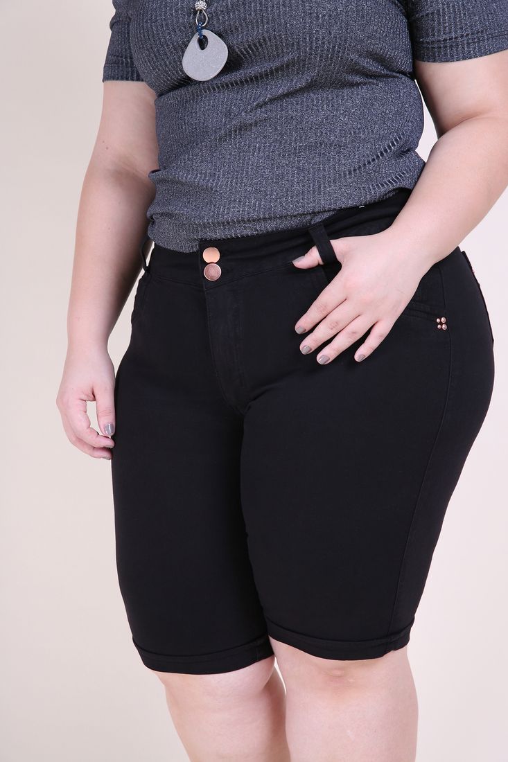 bermudas femininas ate o joelho plus size