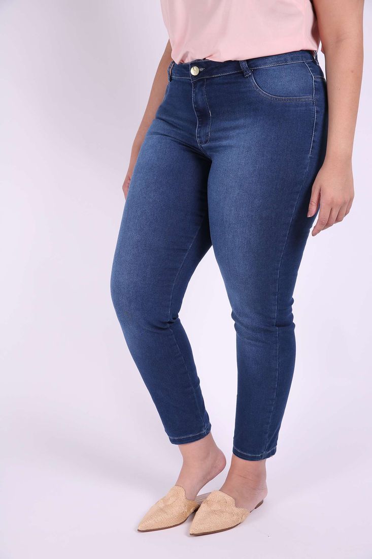 calça jeans com ziper na barra