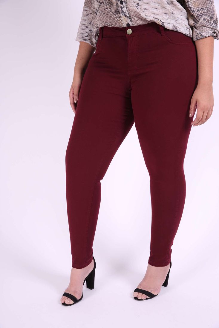 calça sarja plus size feminina