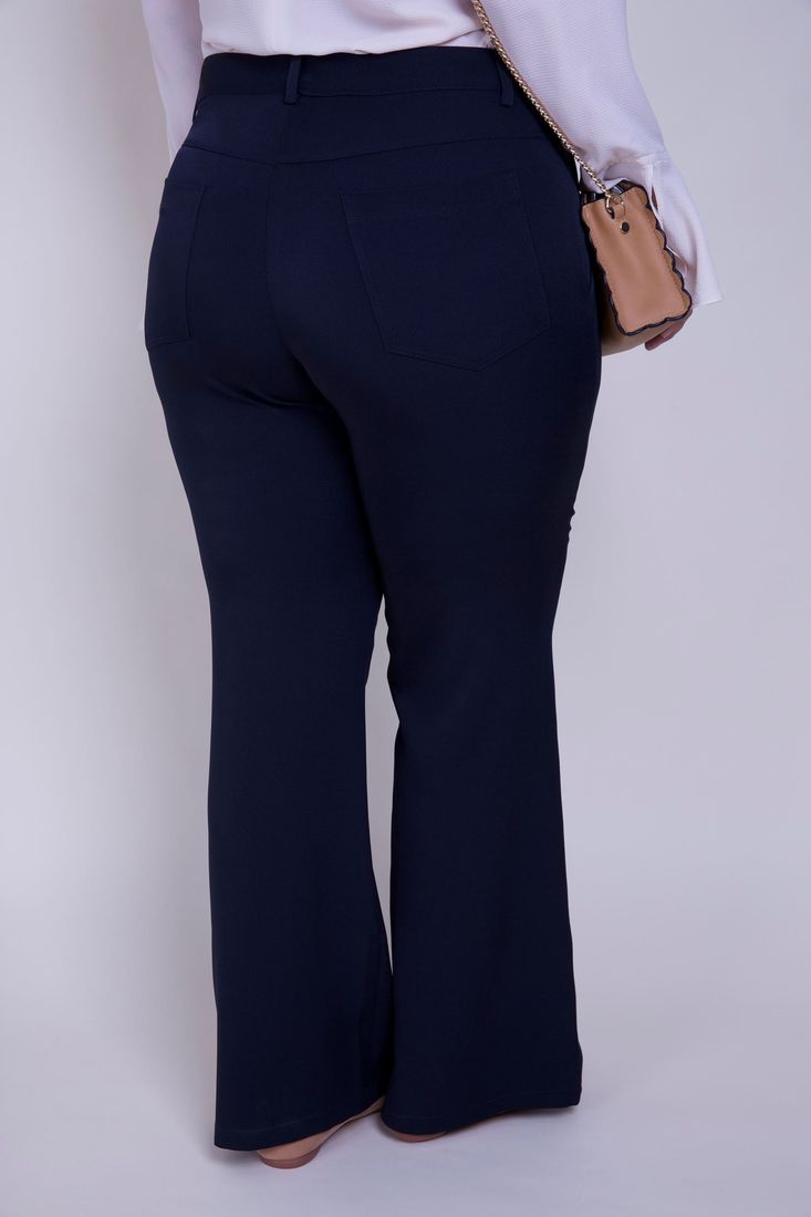 Calça Flare Plus Size Onde Comprar Calca Flare Feminina De Alfaitaria Plus Size Azul Marinho Kaue Plus Size Kaueplussize Mobile