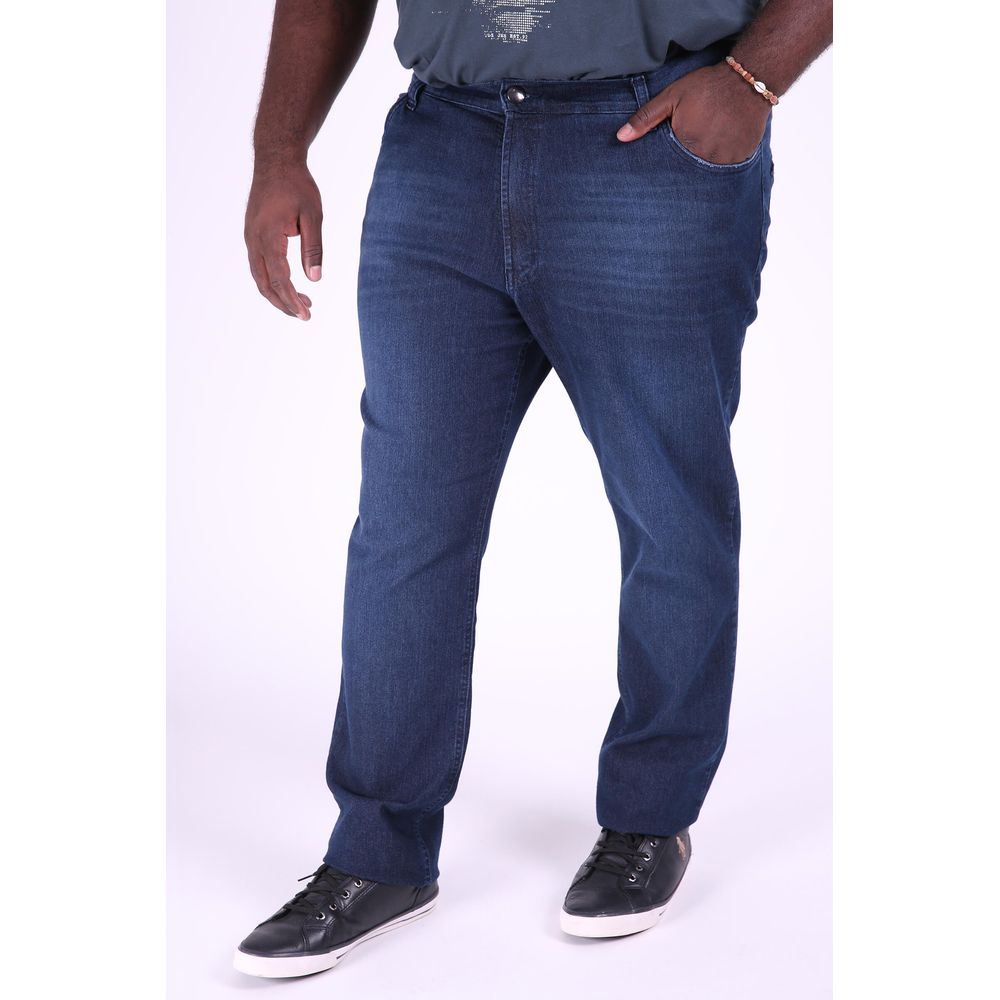 Calça Jeans Rasgada Masculina Preta Skinny C/ Lycra