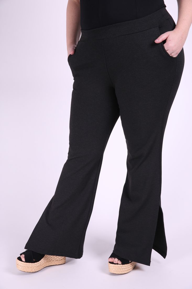 calça feminina com abertura lateral