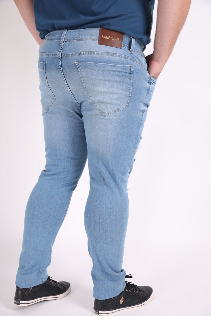 calça masculina com rasgos