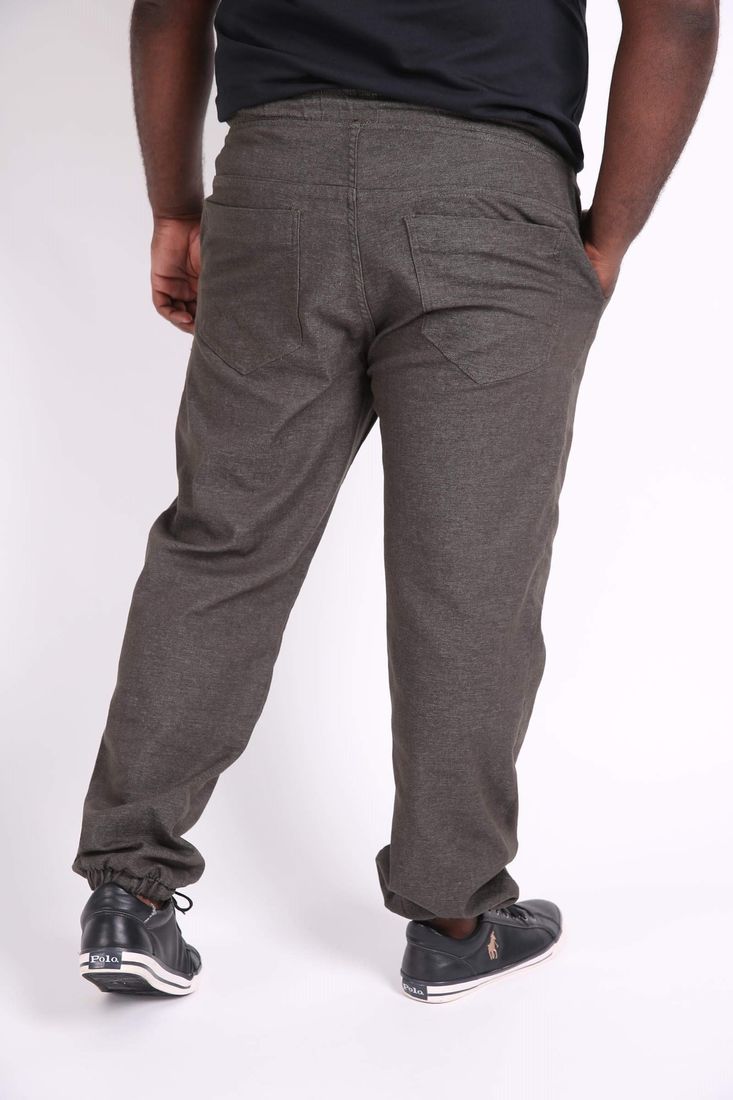 calça jogger listrada masculina