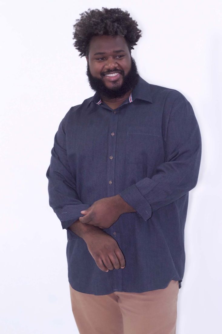 camisa flanela plus size