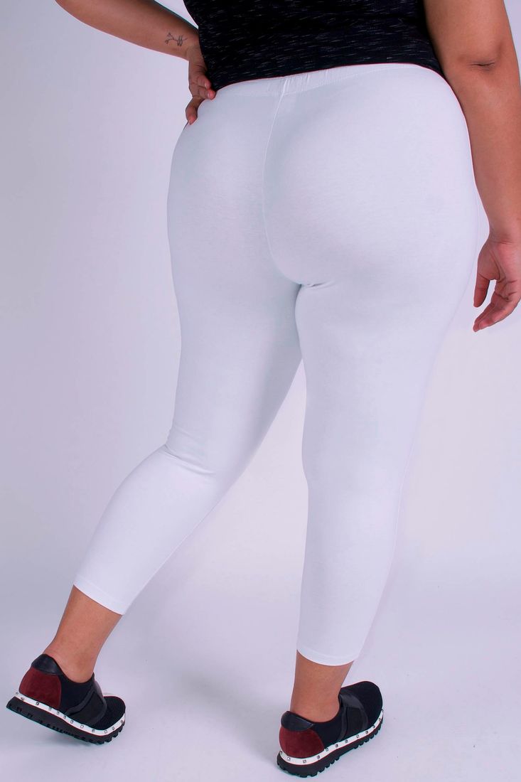 Calça Legging Cotton Plus Size Brancokauê Plus Size Kaue Plus Size 5570