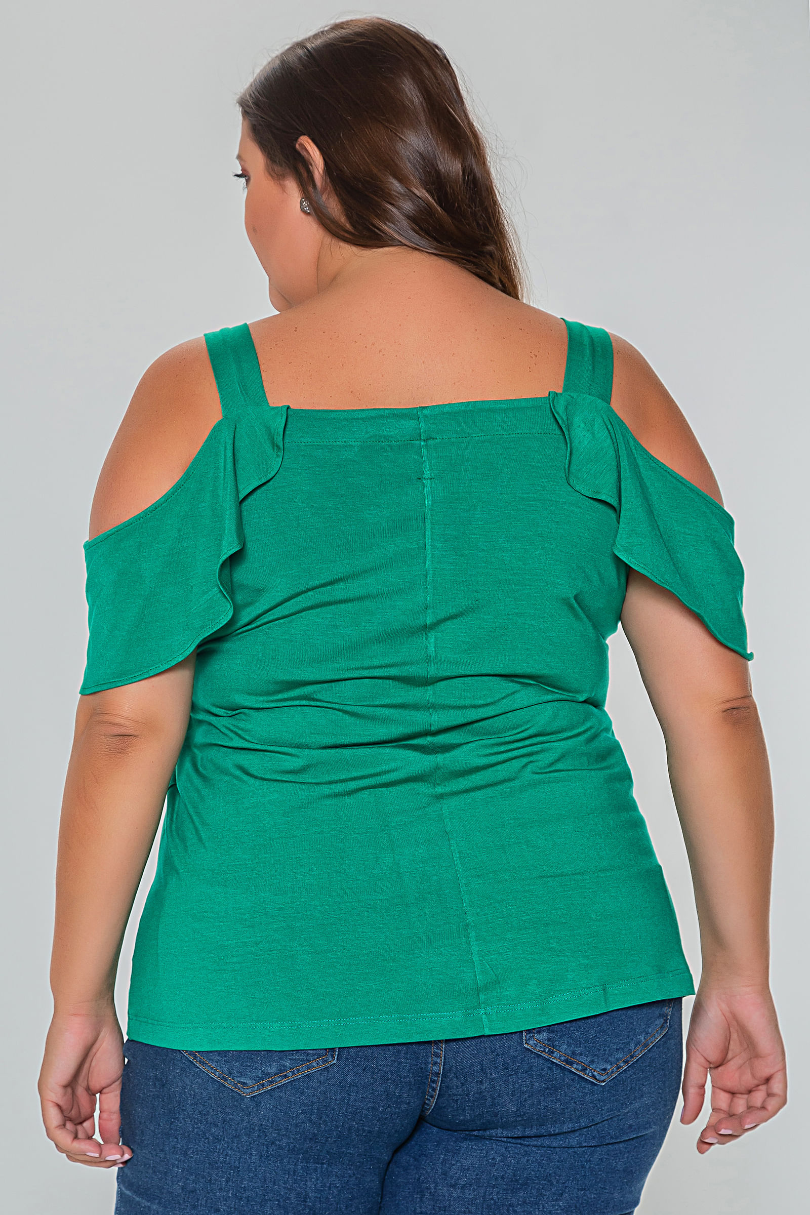 blusa ciganinha neon