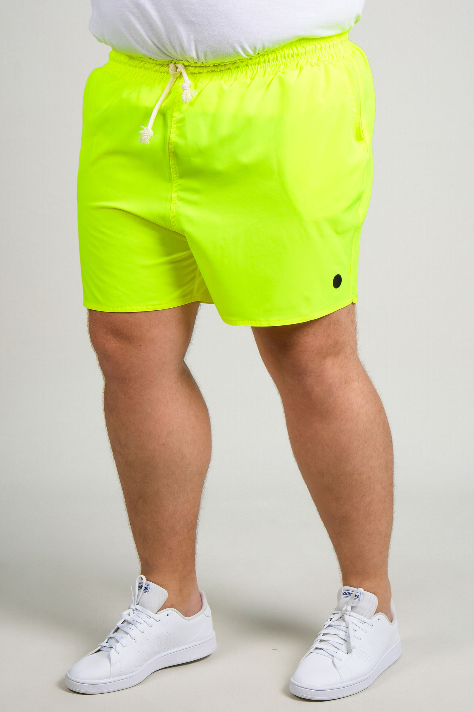 short tactel plus size masculino