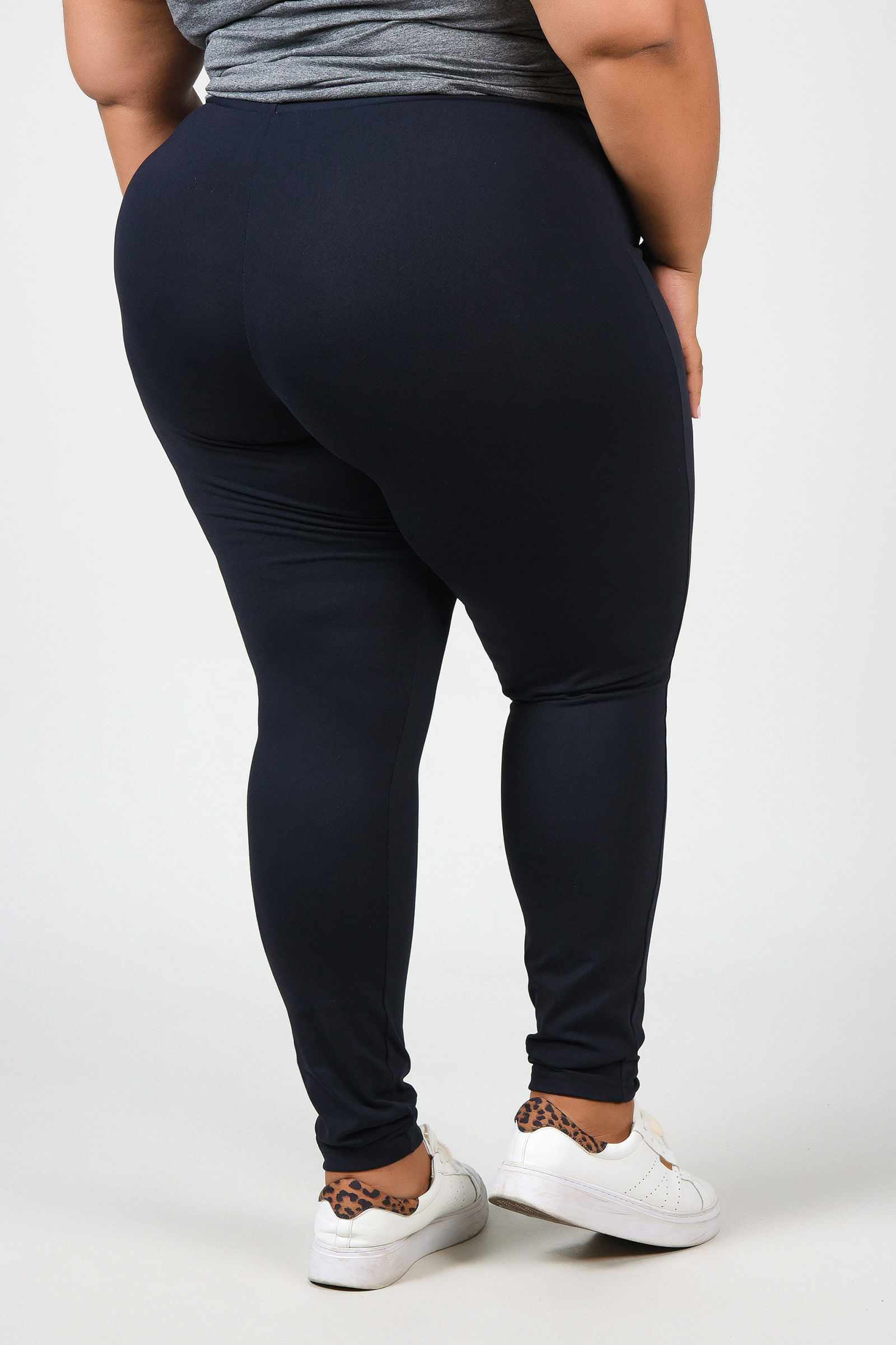 Calça Legging Fitiness Plus Size Preto G