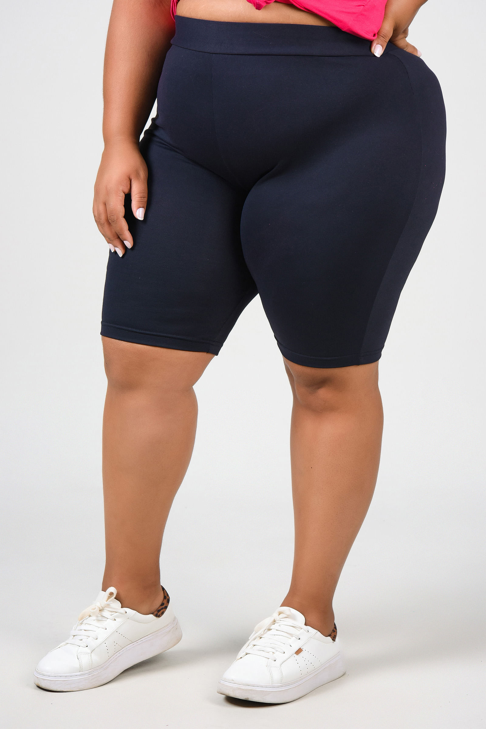 bermuda de ginastica plus size